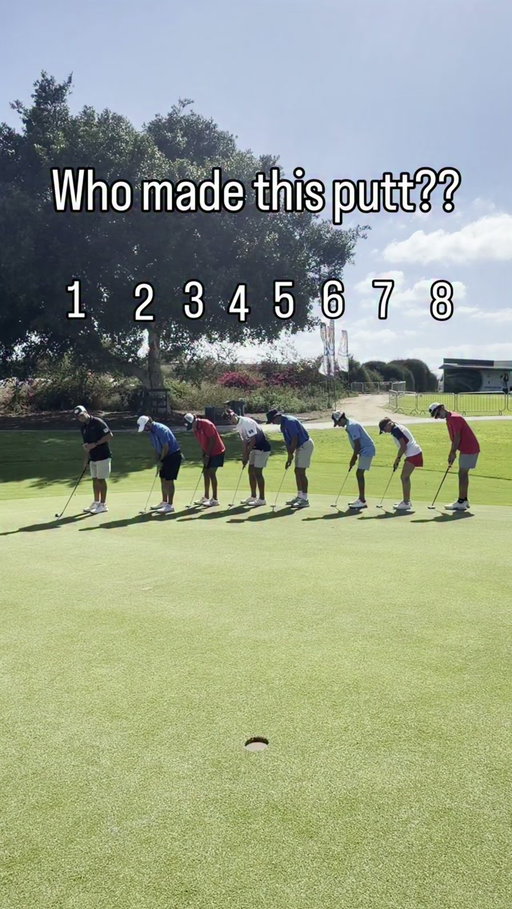 Who made this putt ?!?! #golf #viral #challenge