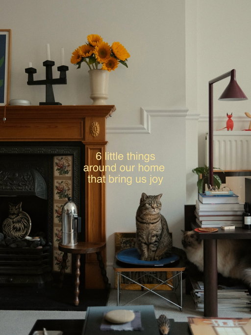 One week of July, we’ve been noticing the little things around home that make us disproportionately happy…🌻What’s one little thing around your home that always brings you joy? 
.
.
#homemoments #slowlivinghome #collectedhome #interiorinspiration #catsathome