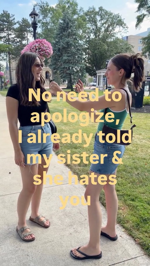 Sister besties #sister #humor #girlhood @sarahzingalis