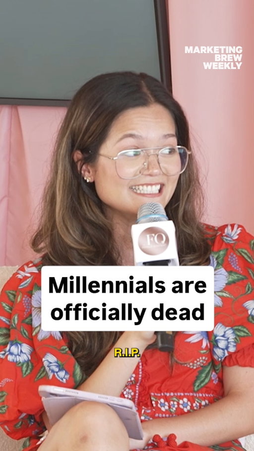 RIP (marketing to) millennials—and long live Gen Z. 🫡 Many of the brands we spoke with at #CannesLions said they're shifting their demographics and activations to the latest generation coming of age.