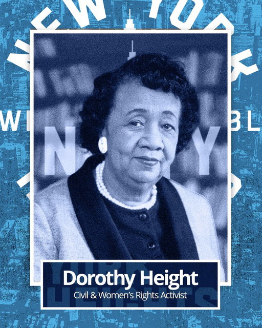 Our influential namesake, Dorothy Height.