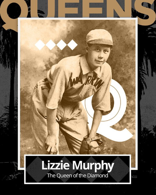 An icon and the "Queen of the Diamond", Lizzie Murphy.