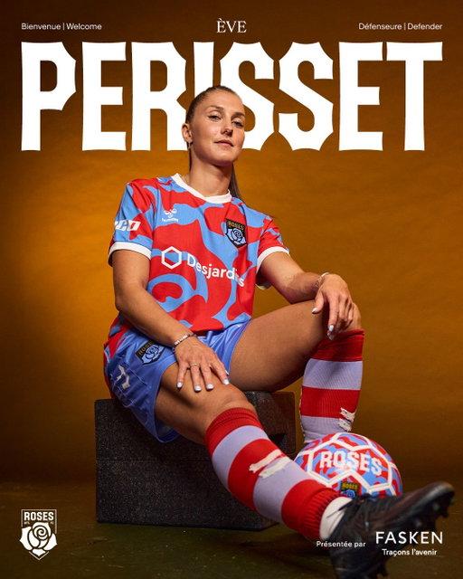 Deux Coupes du monde, deux Euros, les JO de Paris, et un parcours passé par @ol.lyonnes, @psg_feminines, @fcgbwomen, @chelseafcw, @rcsa et @clubtigresfemenil : Ève Perisset apporte une expérience unique aux Roses de Montréal🌹⁣
⁣
Bienvenue à Montréal, Ève 😍⁣
⁣
The Roses are proud to announce the signing of French international Ève Perisset. 🌹⁣
⁣
Welcome to the family, Ève ✨⁣
⁣
✍️ Détails en bio | More info in bio | @faskenavocats