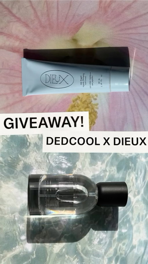 ✨ GIVEAWAY ✨ @dedcool + @dieuxskin bundled a dream routine for one lucky winner. here’s what’s up for grabs:

from DedCool:
🥛 XTRA MILK Room + Linen Spray 
🥛 XTRA MILK Fragrance 
🥛 XTRA MILK Dedtergent 
🥛 XTRA MILK Dryer Sheets 

from Dieux:
🩵Instant Angel Lipid-Rich Firming Moisturizer  🩵Air Angel Peptide Plumping Gel Cream  🩵Deliverance 3-in-1 Repair Serum  🩵Baptism Gel Cleanser in Woodsy Bergamot

how to enter:
🎟️ follow @dedcool + @dieuxskin
🎟️ like this post
🎟️ comment the beauty essential you can’t live without
🎟️ tag a friend for extra entries

ELIGIBILITY: Open to US residents only, must be eighteen (18) or older to enter. Winner will be chosen at random via Instagram and receive a DM from @dedcool. Communication will be via @dedcool Instagram account only. Do not give away any personal information to any other account not involved in this giveaway. CONDITIONS: Prizes are non-transferable. No cash redemption or substitution. By entering, I agree to follow all participating brands on Instagram. Sweepstakes is subject to federal, state, municipal, and local laws and regulations and is void where prohibited.