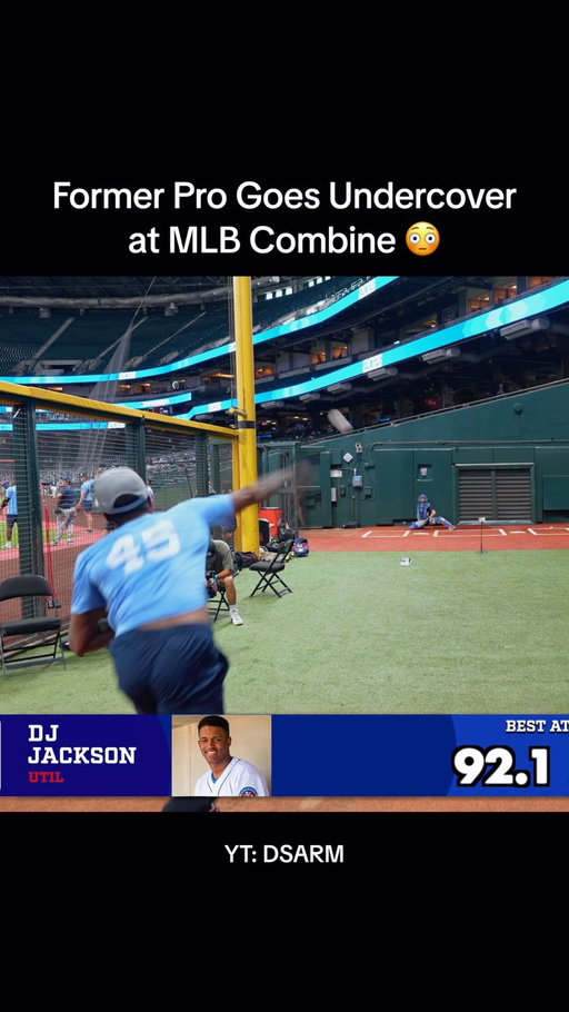 Former Pro Pitching at MLB Combine 😳

#baseball #mlb #perfectgame #d1baseball