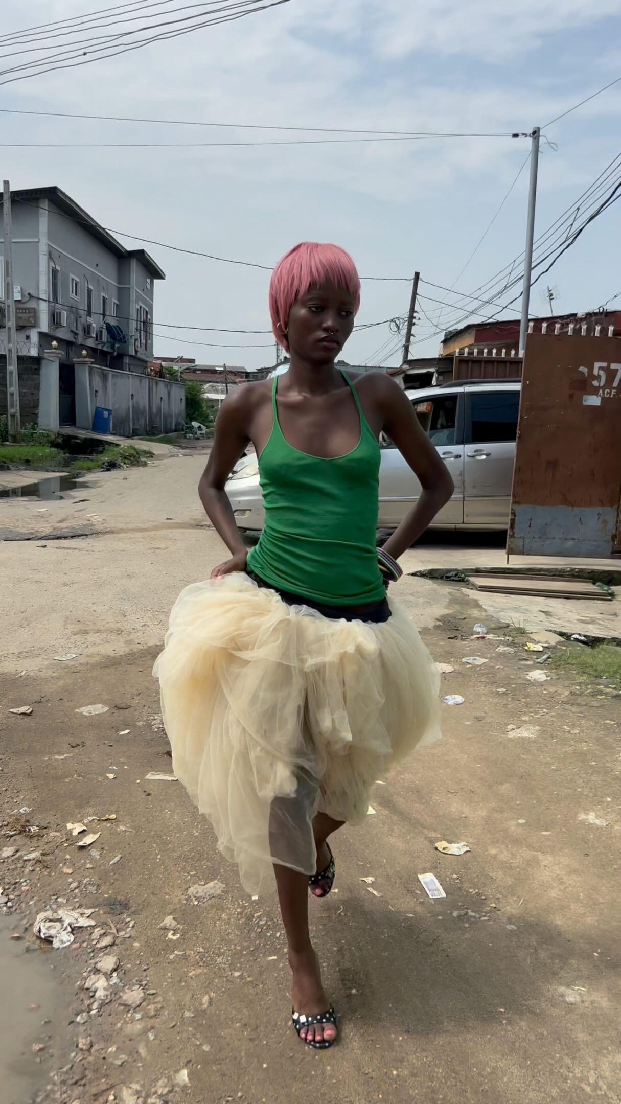 @giverachelashot (Rachel Ojuromi) turned Lagos into a runway ✨

She makes fashion videos using the streets, markets and everyday spaces around her as part of the story.

“I think there’s this idea that you need a studio or a perfect location to make something beautiful and I want to completely dismantle that. Everything we need is already here.”
 
Video by @giverachelashot
