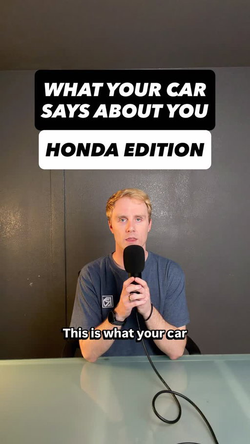 This is what your car says about you if you own a Honda.

Comment your car below and if you want a part 2 for this one

#honda #cars #roast #civic #crv