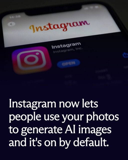People can now use your Instagram photos to generate AI images of you.

Meta turned this on by default, won't notify you when it happens, and it's on you to opt out.

It's part of Muse Image, Meta's new AI model built into Instagram. If your profile is public, all it takes is someone typing your username into a prompt, and Meta AI will build images around your photos. No permission asked, no heads-up given.

Here's how to turn it off:

➡️ Go to your Instagram profile
➡️ Tap the three lines in the top-right corner
➡️ Scroll down to "Sharing and reuse"
➡️ Find "Allow people to use your content on Instagram and with AI features on Meta"
➡️ Turn off the toggles for both Posts and Reels

Going private blocks it too. But either way, anything that's already been generated with your photos stays out there.

Opting out shouldn't be this hard. Privacy should be the default, not a setting buried five menus deep.

Read our article for more information. Link in bio.