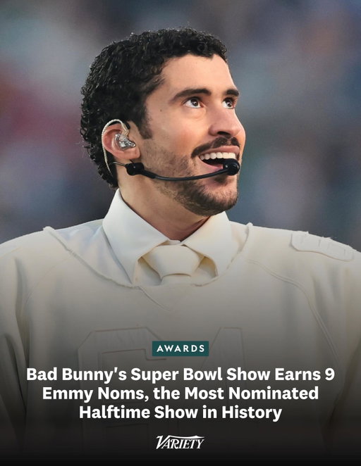 #BadBunny’s Super Bowl halftime show is the most-nominated halftime show in #Emmys history, with 9 nominations.

Read more at the link in bio.
