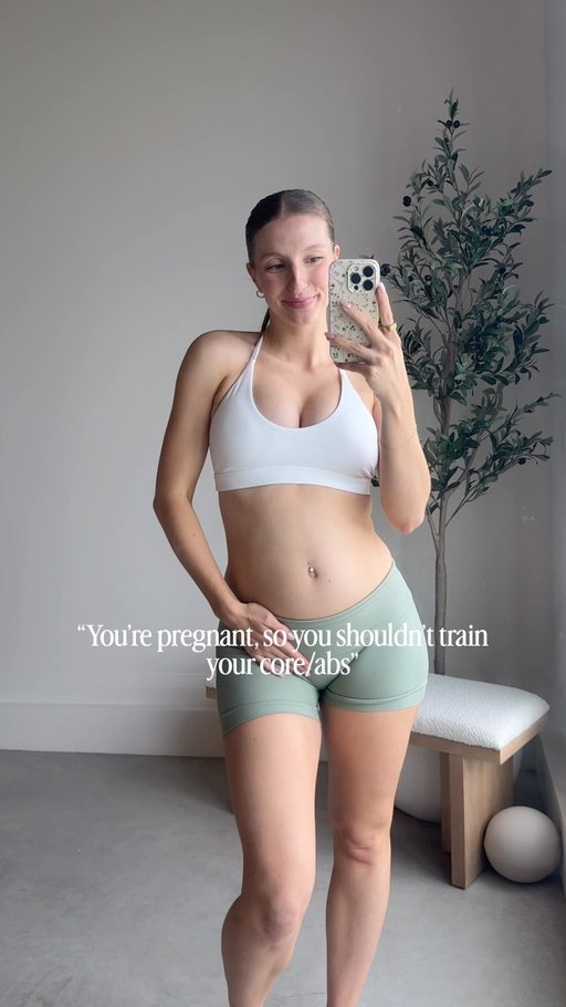Your core doesn’t stop mattering because you’re pregnant ‼️

It just needs a different approach. We need to train SMARTER!

During pregnancy, the goal shifts from chasing a sixpack to building strength, stability, and coordination that supports your growing bump, helps manage pressure through your abdomen and pelvic floor, and prepares you for birth and postpartum recovery.

That’s exactly what this workout is designed to do 🤍 Save this for your next core session, or join me real time in my latest prenatal core session on YouTube: MadFit 💪🏼