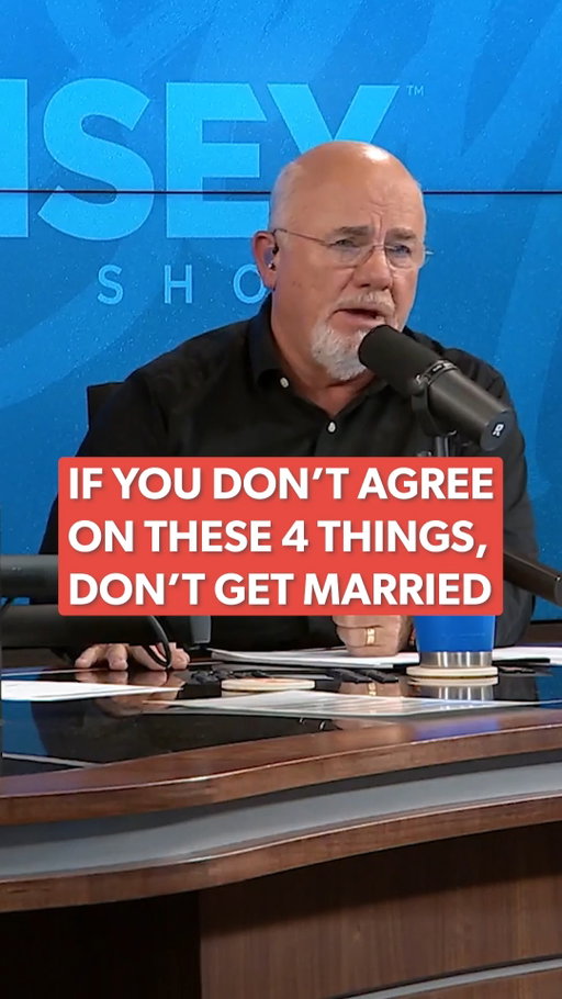 If you want a marriage that lasts, agree on these 4 things before you walk down the aisle:

1. How you’ll handle money: budgeting, debt, saving, investing, etc.

2. Your faith and how you’ll live it out together.

3. Kids: if you’ll have them, how many, and how you’ll raise them.

4. How you’ll deal with extended family.

Get on the same page now, and you’ll save yourselves years of heartache later.
