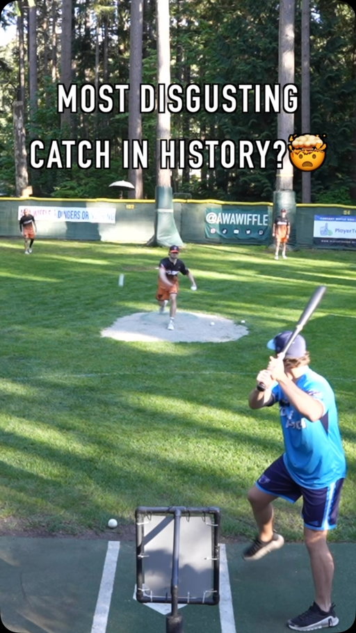 Best Catch in Wiffle History?🤯 #dingersornothing #wiffleball #baseball