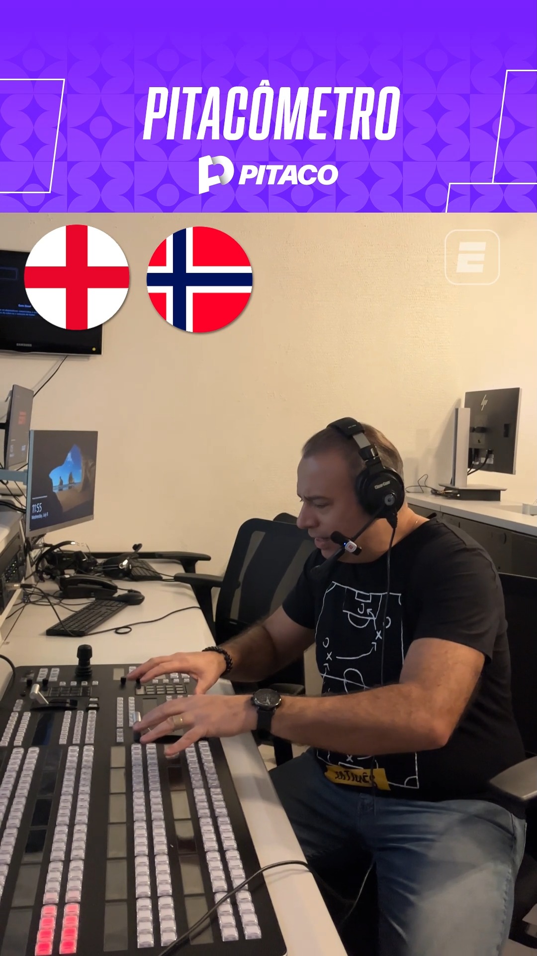 No duelo de protagonistas, quem vai se sair melhor: Harry Kane ou Haaland? 🤔⭐ Inglaterra e Noruega se enfrentam nas quartas de final da Copa do Mundo e o Edu de Menezes já deu o pitaco!

👉 Assista à Copa do Mundo FIFA pela CazéTV no #DisneyPlus, sem custo adicional.

🤝@pitaco
#ESPN2026 #FIFAWorldCup #Pitaco