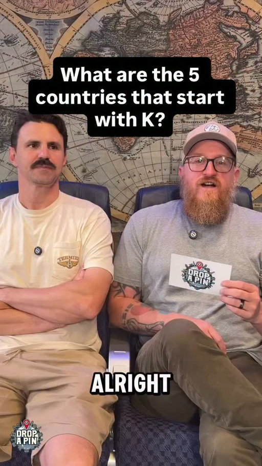 What are the 5 countries that start with K?
