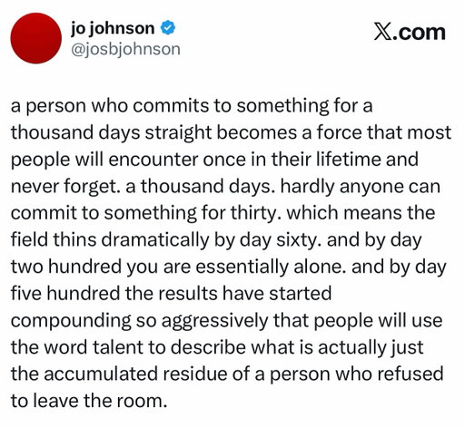 makes you think

i’m on day 1311. wbu?
