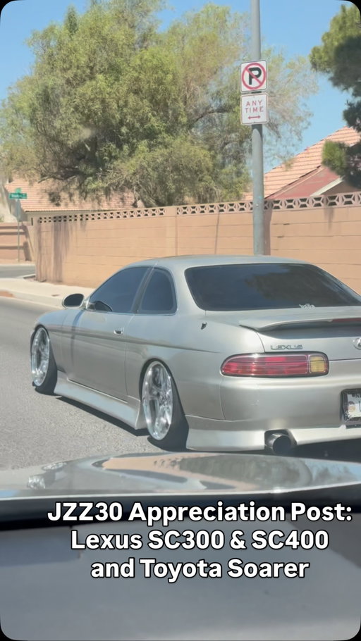 I spotted this Lexus SC400 (or was it an SC300?) driving down the street, and it was definitely a head turner! 

I used to have a pearl white one, but it wasn't bodykitted like this one because I didn't have the budget to mod it - I was dailying it while building my AE86! 

Do you think these cars are good for daily? Or do you prefer an LS400/430 or GS300/400/430? Or IS300? 

(I've owned all of these Lexus models, but Im probably biased....)

#lexussc300  #lexussc400  #jzz30  #jzz31