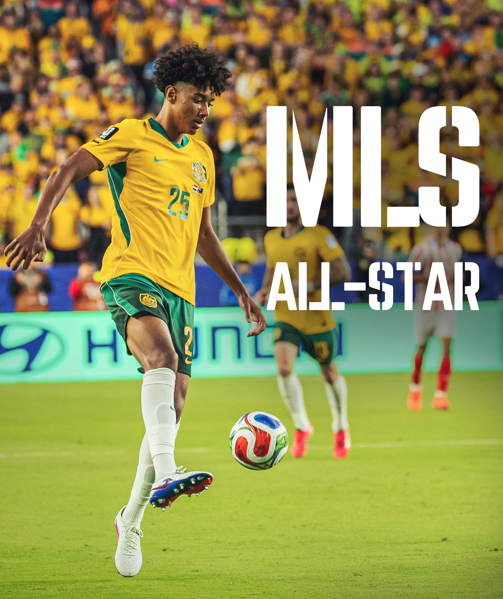 Congratulations to Lucas Herrington on being selected for the 2026 MLS All-Star Game 🤩

The CommBank #Socceroos defender joins a star-studded squad featuring the likes of Thomas Müller, Son Heung-Min and Lionel Messi ⭐️