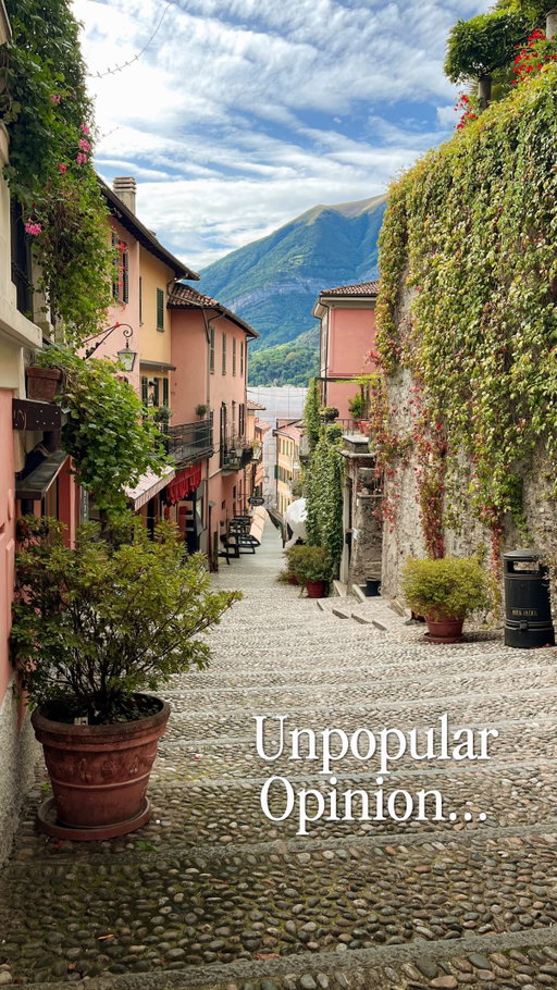 Don’t hate us for this (very) controversial opinion… but we probably wouldn’t go back to Lake Como. 😬🇮🇹

Before everyone comes after us… hear us out. 😂

Compared to the other places we’ve visited in Italy, Lake Como just didn’t wow us the way we expected it to.

For us, it felt:
• Very expensive 💸
• Surprisingly difficult to get around 🚤
• We waited in long lines at 6am to buy ferry tickets 🎟️
• We spent way too much time waiting for ferries, buses, and taxis, only to find out they were already full ⏳
• Getting from town to town was much more time-consuming than we expected
• More about relaxing than exploring 🌿

🫪 We know this opinion won’t be popular. We just wish someone had been honest with us about the logistics before we planned our trip.

Would we tell you to skip it completely? No.

If it’s your dream destination, go. You may absolutely love it. 😍 

But if you’re visiting Italy for the first time and only have 10–14 days, we’d probably recommend places like Rome, Florence, Milan, or the Amalfi Coast before Lake Como.

The views are unforgettable… but for us, once was enough. 🫠

Have you been to Lake Como? Would you go back? 👇

Follow @travelling.and.love if you love to travel ✈️❤️

Lake Como, Lake Como Italy, Lake Como travel, Italy travel guide, Italy itinerary, Northern Italy, Bellagio Italy, Varenna Italy, Menaggio Italy, Milan day trip, Italy vacation, Europe travel, romantic Italy, luxury travel, bucket list travel, couples travel, travel opinions, Italy tips, honest travel review, Europe itinerary #unpopularopinion #lakecomo #lakecomoitaly #travelitaly #traveladvice