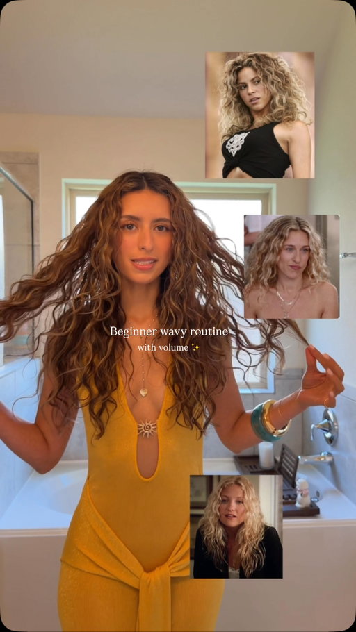 Stop doing a curly routine if you have wavy hair!! This is my go to beginner routine that defines my waves + gives me volume :-) if your wavy hair ends up looking flat or scraggly, it’s probably bc you’re using too many products

Comment “wavy” and I’ll send you all product details!

#wavyhairroutine #wavyhair #naturalhair #volumehair #wavyhairstyle