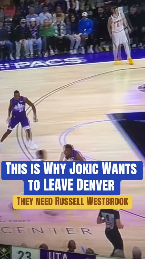 The Nuggets had a facilitator who’s main job was to feed Jokic near the rim, and they got rid of him smhhh #nikolajokic #jamalmurray #russellwestbrook #denvernuggets #russ