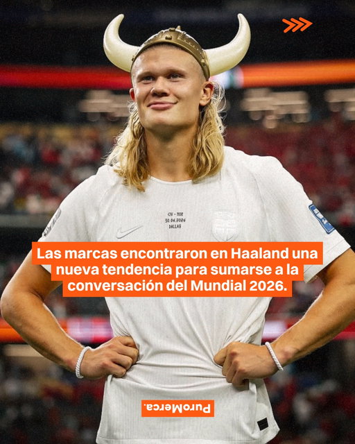 Hablemos de cómo Haaland se volvió uno de los fenómenos del Mundial 2026 y cómo las marcas no lo quieren dejar pasar... 👀🇳🇴

El delantero noruego se convirtió en una de las grandes figuras del Mundial 2026. Entre sus actuaciones en la cancha, su personalidad y la conversación que genera en redes sociales, terminó siendo uno de los nombres de los que más se habla dentro y fuera del torneo. ⚽⚔️

De ahí, Viva, Carl’s Jr., Lala, FUD, Enviaflores y más comenzaron a jugar con el parecido entre “Haaland” y “jalan”, aprovechando ese juego de palabras para sumarse a la conversación con contenido relacionado con el delantero, Claro, todas incluyendo su característico cabello rubio peinado en una cola de caballo. 🥛📱

Peeero mientras algunos celebran que las marcas entren al momento con creatividad, otros creen que no todas deberían hacerlo y que también hay que saber cuándo una publicación conecta y cuándo se siente forzada. 💬

¿Tú qué opinas? ¿Todas deberían sumarse a este tipo de tendencias? 👇

#PuroMerca 🧡