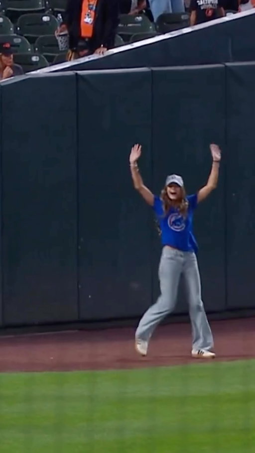 Fan got onto the field in Baltimore during the final at-bat of the game