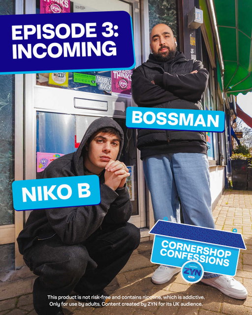 Episode 3 loading… 💥

Niko B @ihatetomaustin is next to step up to the counter with Bossman @asimc and things take a wild turn.

Unexpected career advice, a chaotic bagging challenge and and plenty of unpredictable moments along the way.

You might want to be ready for this one 👀

#ZYN #CornershopConfessions #Bossman #NikoB