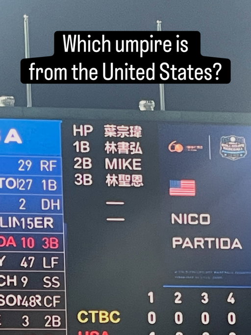 USA Baseball takes the exhibition opener in Taiwan over The Brothers by a score of 9-0.