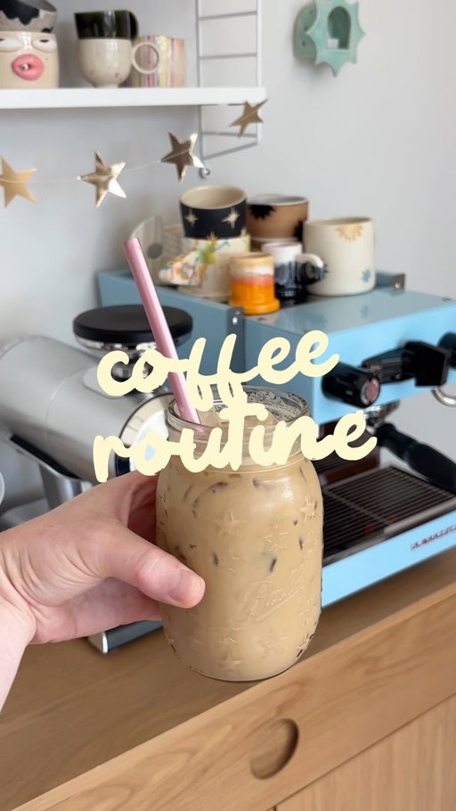 coffee routine before the setting changes for a little while 🤨