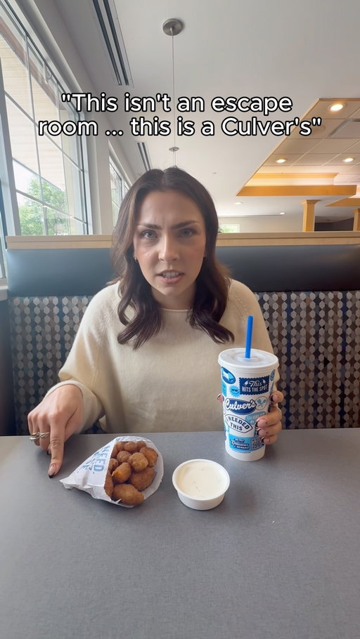 POV: The hardest puzzle is choosing what to order. 🔎 #Culvers #Craving #CheeseCurd