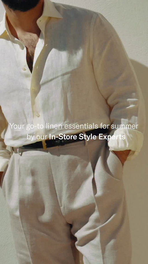 Our In-Store Style Expert Diren shares why linen is his go-to fabric every summer. Lightweight, breathable and made for warmer days, it’s the fabric he recommends season after season. Book an appointment with your local Style Expert and find your perfect linen fit.
