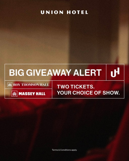 Win two tickets to experience Toronto’s most iconic venues. 🎟️

We’re giving you and your plus one the chance to experience a show of your choice at one of Toronto’s most iconic venues: @roythomsonhall  Roy Thomson Hall or @masseyhall Massey Hall. 🎶

To enter:
❤️ Like this post
👥 Follow @unionhotelto and @humbledonkeyto
✨ Tag the person you’d share the experience with
🔁 Reshare this post to your Stories or your feed

Contest closes August 7. Winner announced August 10. Full terms and conditions available at the link in bio!

#socialmediagiveaway #ticketgiveaway #masseyhall #roythomsonhall #toronto #torontocontest #torontogiveaway