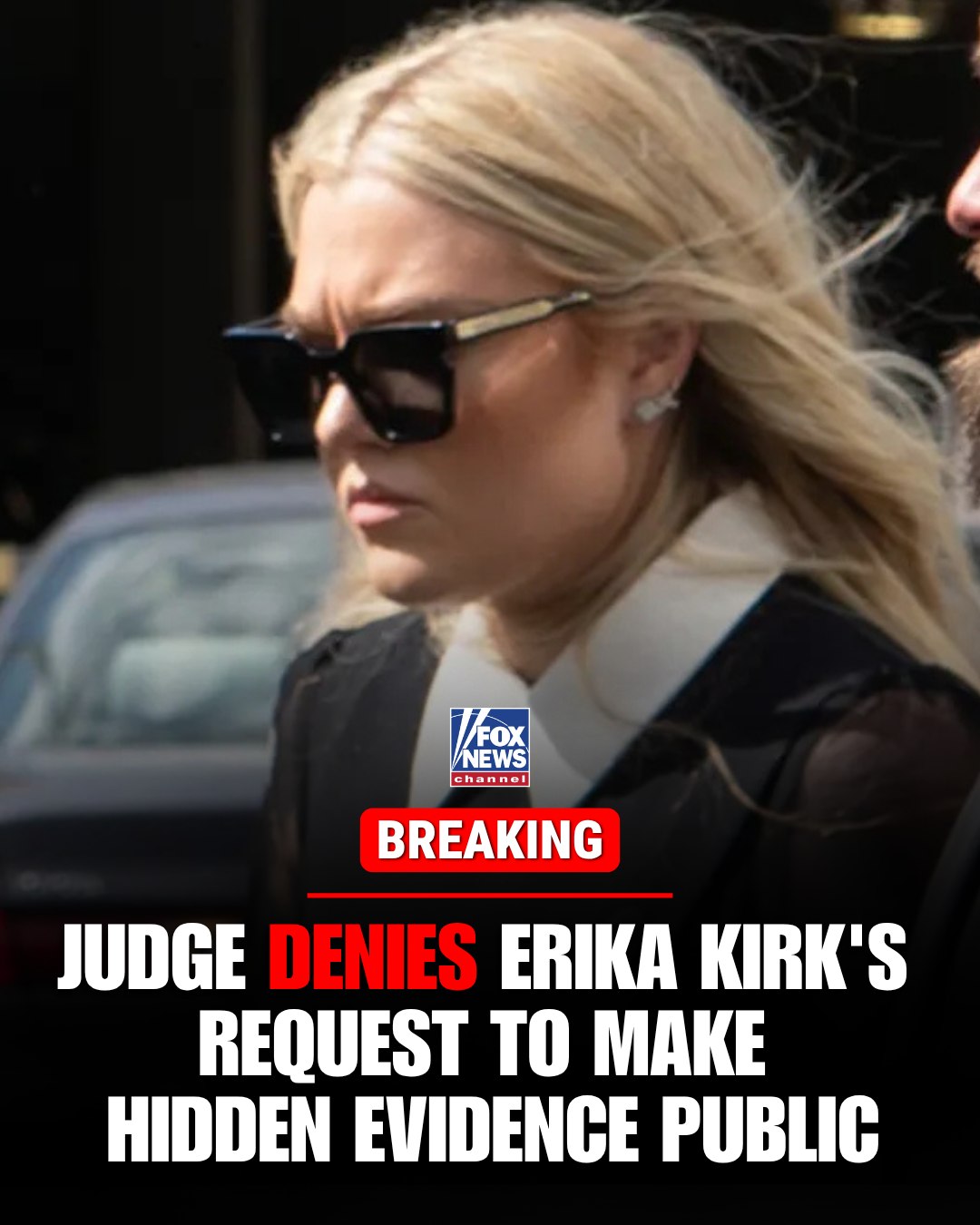 BREAKING: Judge Tony Graf denied a request from Erika Kirk's legal team seeking to have all evidence in the preliminary hearing made public and presented in open court.

"The court has considered the request that exhibits be displayed in real time to the courtroom. After careful consideration, the court determines that not all exhibits will be visually displayed to the gallery and notes that it will use a tiered method as described first, whether it will be admitted to the court for consideration as it relates to probable cause. Second, whether it will be displayed only to the gallery, and third, if it will be published through the camera, to the public at large," Graf said.