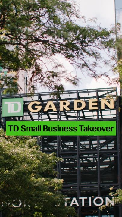 Big dreams deserve a bigger stage.

Through the TD Small Business Takeover, our customers brought their brands to life at TD Garden—sharing their stories in front of thousands of fans.

Because when small businesses shine, entire communities do too.