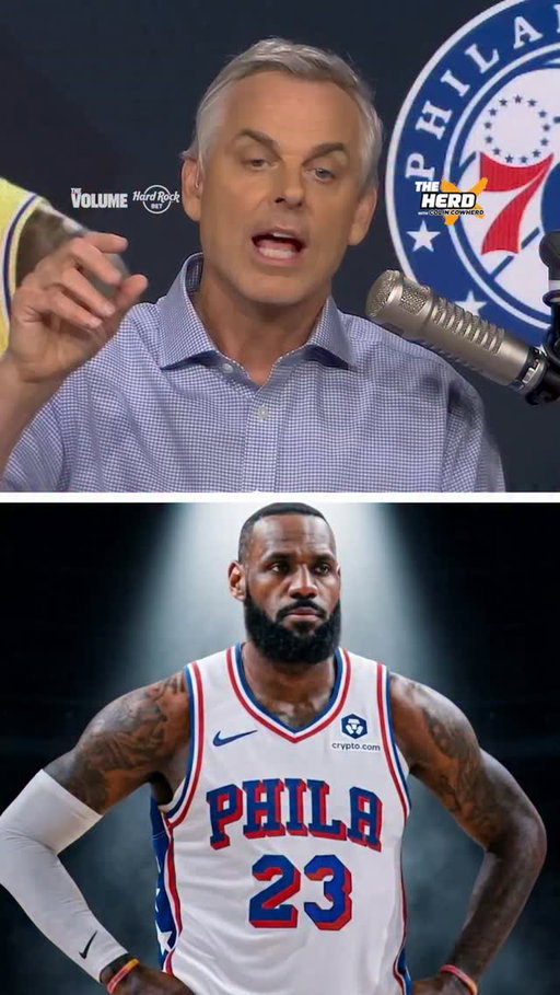 Would LeBron in Philly be better than the Heatles? 🤔 @colincowherd