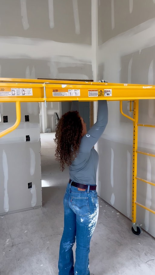 Always fun with everything is taller than you 😂😂 #short #reels #drywall
