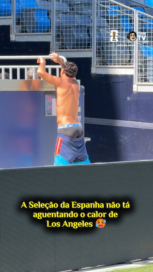 O CALOR NOS EUA TÁ DEMAIS 😮‍💨 A TEMPERATURA EM LOS ANGELES TÁ LÁ NO ALTO E O TREINO TEM QUE SER ASSIM! 🔥

🚨 𝐒𝐄 𝐓𝐄𝐌 𝐂𝐎𝐏𝐀, 𝐄𝐒𝐐𝐔𝐄𝐂𝐄! É na CazéTV! 🤩📺

#CoberturaCazéTV #CopaNaCazéTV #Espanha #cztv02