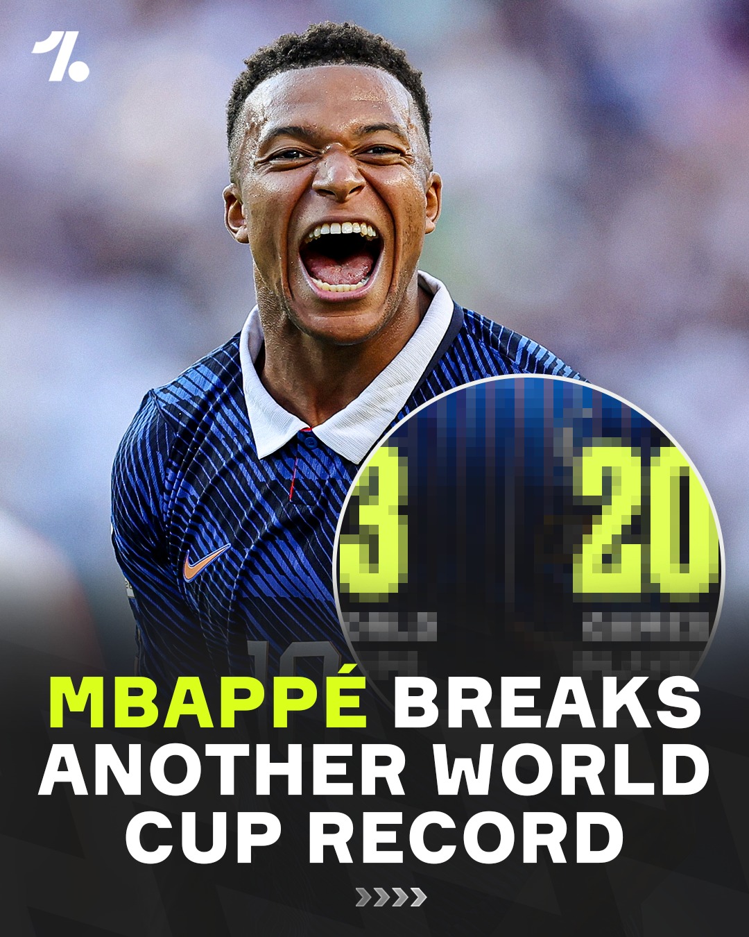 Kylian Mbappé is the youngest ever player to make 20 appearances at the World Cup 💫🇫🇷

A reminder how absurd his record is already 🤯👏