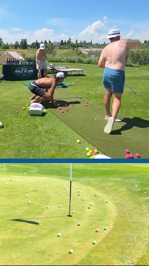 Starting to think a golf ball cannot physically enter this hole..
