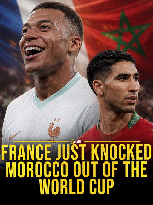 France beat Morocco 2-0 to reach the World Cup semi-finals. ⚽️

At Boston Stadium, Kylian Mbappe scored in the 60th minute and Ousmane Dembele made it 2-0 six minutes later in France’s quarter-final win at the 2026 FIFA World Cup.

The result ends Morocco’s tournament in the last eight and sends France into the final four. It also repeats the countries’ 2022 World Cup storyline, when France ended Morocco’s historic semi-final run in Qatar.

#France #Morocco #FIFAWorldCup #WorldCup2026 #KylianMbappe