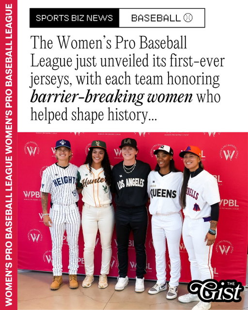 The future of baseball has a new look. ⚾️⁣
⁣
The Women’s Pro Baseball League has unveiled its first-ever team identities, including four jerseys inspired by women who broke barriers and changed the game. 🥺🫶⁣
⁣
From civil rights leaders to baseball pioneers, each team carries the legacy of a woman who paved the way:⁣
⁣
🗽 New York Heights: Inspired by Dorothy Irene Height⁣
🔥 San Francisco Firebells: Inspired by Lillie Hitchcock Coit⁣
👑 Los Angeles Queens: Inspired by Lizzie Murphy⁣
🦅 Boston Hunters: Inspired by Harriot K. Hunt⁣
⁣
The league’s inaugural season begins August 1, marking a new chapter for women in baseball. 📖⁣
⁣
Which jersey are you claiming? ⬇️⁣
⁣
#wpbl #baseball #womenssports