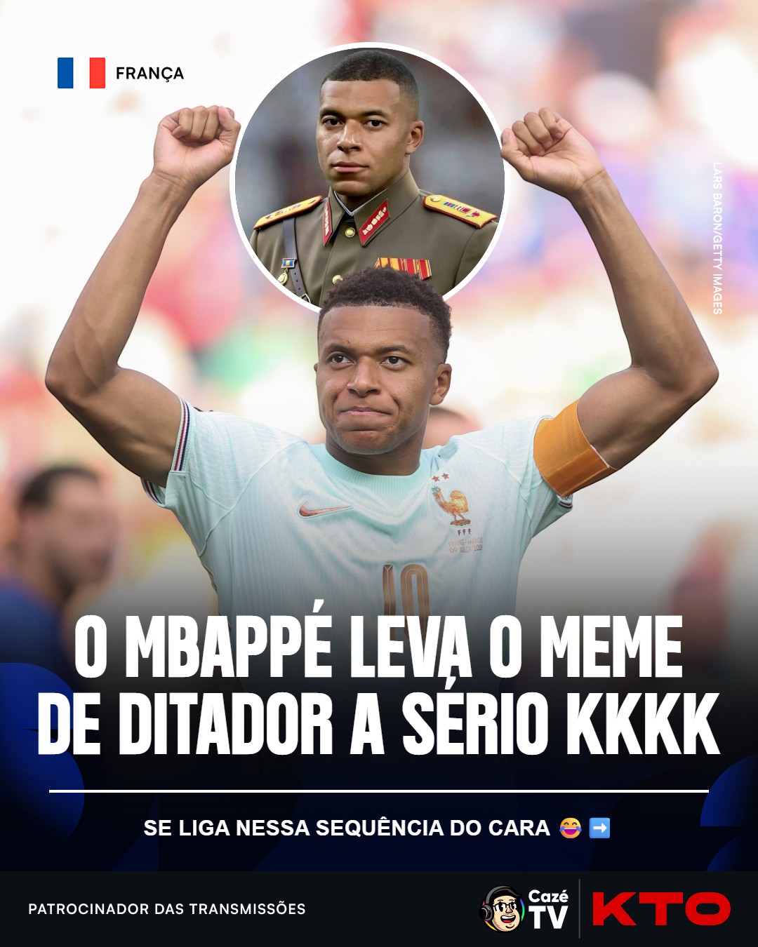 KYLIAN MBAPPÉ, KYLIAN DITADOR 🎵🎶 KKKKKKKK

#CoberturaCazéTV #CopaNaCazéTV #cztv08 #PostPatrocinado #KTO