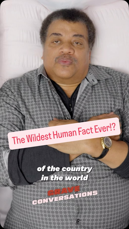 Neil deGrasse Tyson is dropping the most insane human fact ever. 🤯🤯🤯