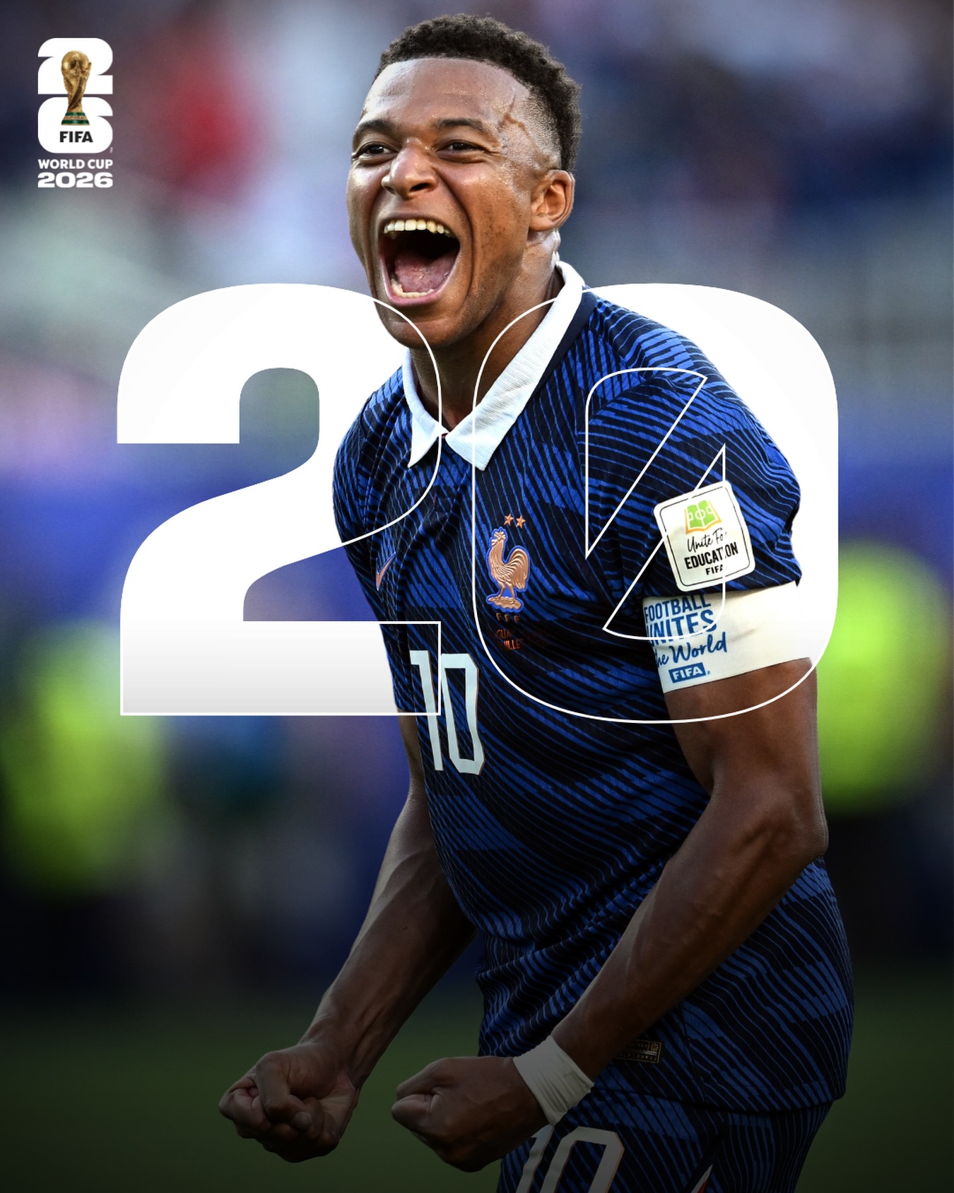 ✅ Youngest player to feature in 20 @FIFAWorldCup matches
✅ Fastest player to score 20 @FIFAWorldCup goals

Kylian Mbappé on the global stage 👏🇫🇷