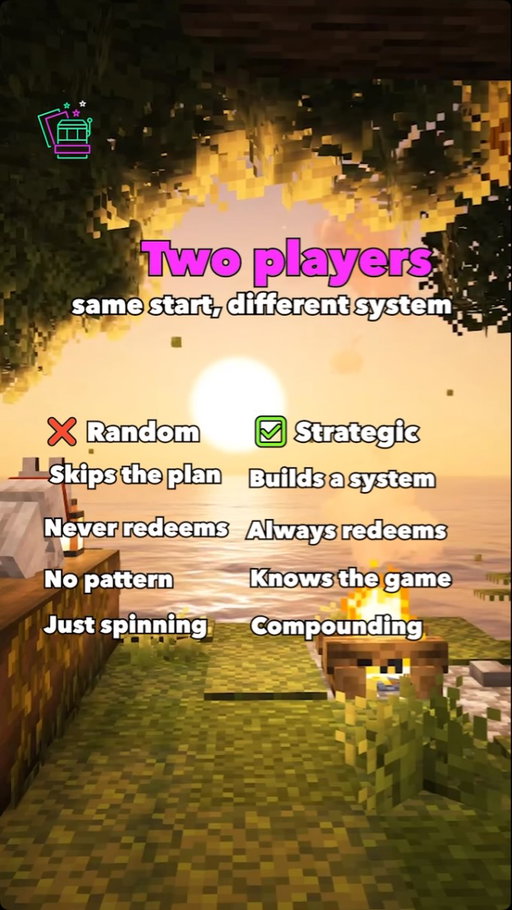Strategy isn’t luck wearing a disguise... it’s a different game entirely