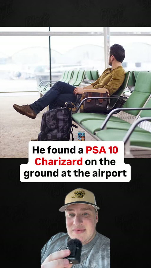 A non-collector found a graded Charizard under an airport seat… and Reddit helped get it back to the owner.

Would you return it? 

#thehobby #pokemon #charizard #psa