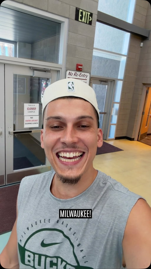 A super excited message from your newest Bucks!
