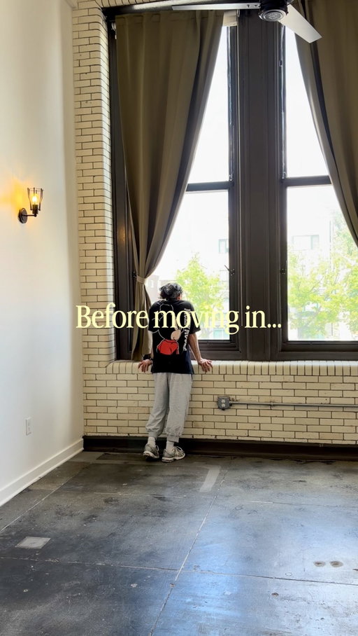 Before moving in… after moving in. 🤍

#LoftLiving #InteriorDesign #HomeDecor #ApartmentTherapy #DesignInspiration

loft apartment, loft aesthetic, industrial loft, home transformation, apartment makeover, before and after, interior styling, eclectic home, collected home, cozy home, creative living, moody interiors, maximalist decor, vintage decor, design details, home inspiration, aesthetic home, Philly loft, loft tour, decorating ideas