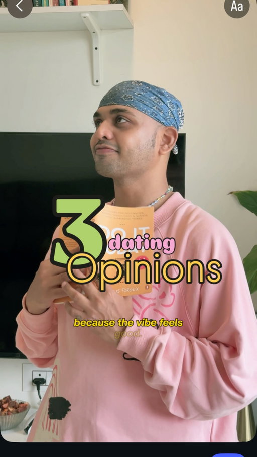 Three opinions. Maybe controversial. Maybe overdue. 👀

Dating got a lot less exhausting once I stopped chasing mixed signals and started valuing people who actually know what they want.

For me, compatibility starts long before the first date.
Do you agree, or am I about to offend half the internet? 😂👇
@tinder_india
#collab #TinderIndia #QueerDating #LGBTQIA DatingOpinions 
.
.
.
.
.
.
.
.
.
.
.
.
(queer dating, LGBTQ dating, gay dating, dating advice, modern dating, dating opinions, relationship advice, healthy relationships, communication in relationships, emotional availability, dating red flags, green flags in dating, compatibility in relationships, meaningful connections, queer community, gay men dating, queer love, dating conversations, first date tips, finding genuine connections, online dating, dating culture, Mumbai queer community, LGBTQIA India, Tinder India)