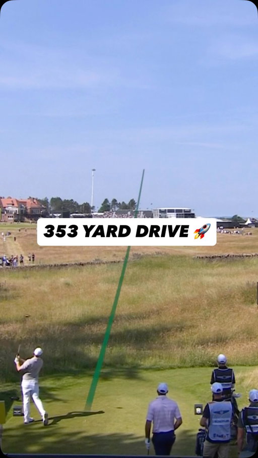 Matt Fitzpatrick with a 353 YARD drive at the 18th 🚀
#GenesisScottishOpen | #RolexSeries